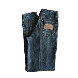 BUGLE BOY Jeans Mens 30x30 Dark Wash Acid Wash Straight Leg Denim Pants